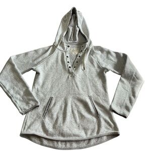 Altar'd State Grey Front Pocket Hoodie Size Medium Thick Cozy Warm Preppy